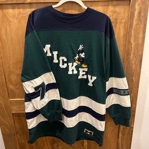 Vintage 90s Disney Mickey Mouse Hockey Jersey